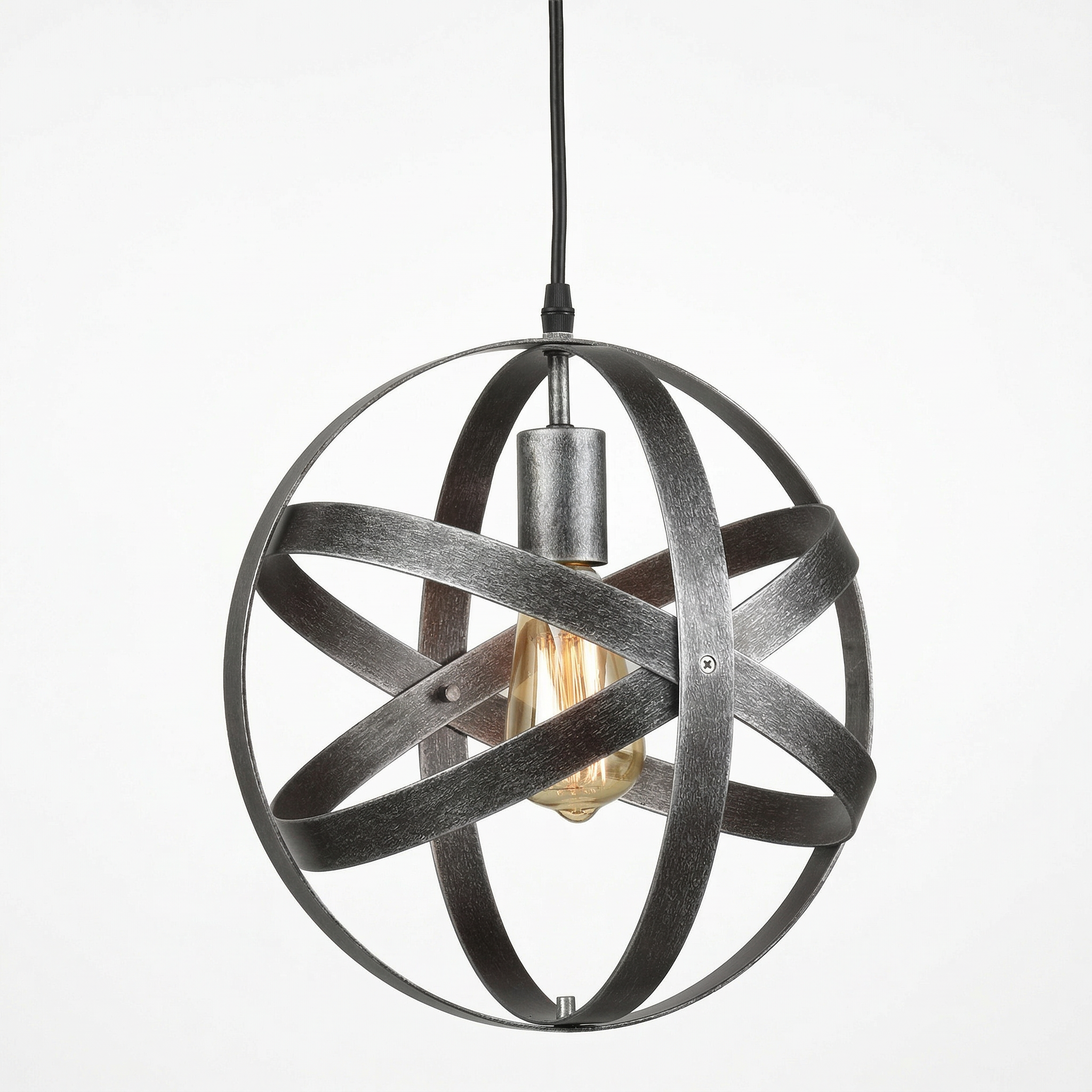 Geometric Pendant Light Metal Hanging Lamp Industrial Style 7