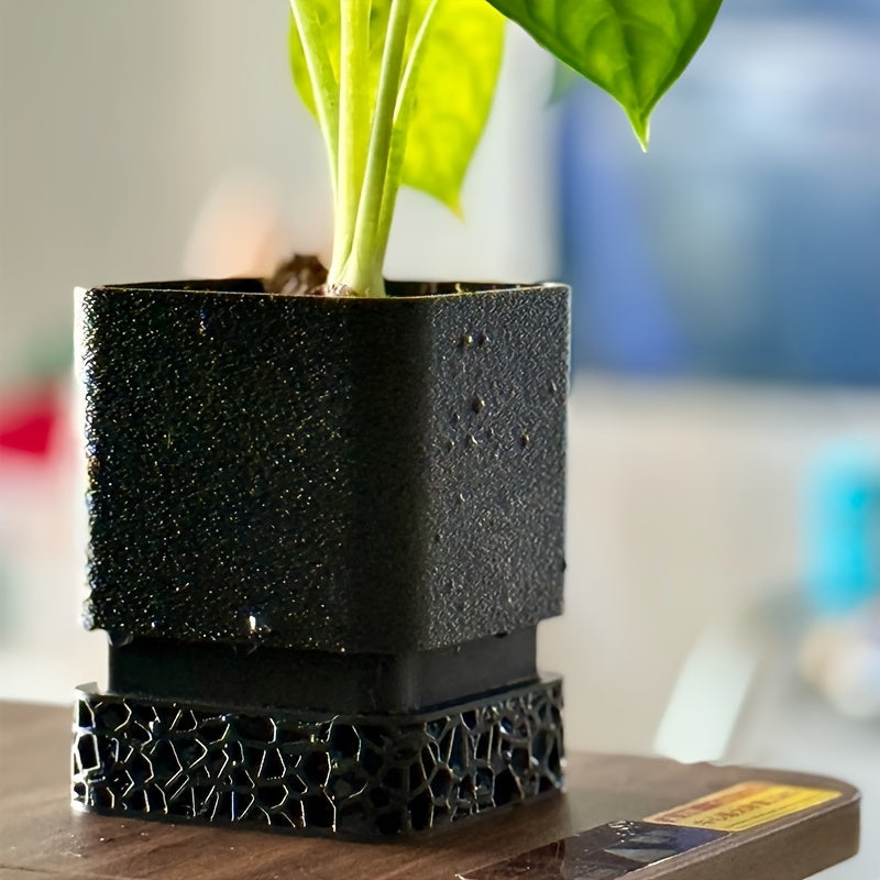 Geometric Planter - Modern Design with Drainage for Healthy Plant Pots 2