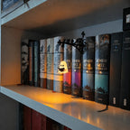 Ghost Bookshelf Lantern - Whimsical LED Light for Cozy Reading Spaces 1