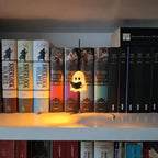Ghost Bookshelf Lantern - Whimsical LED Light for Cozy Reading Spaces 2