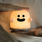 Ghost LED Night Light - Rechargeable Soft Glow with Timer for Kids 0