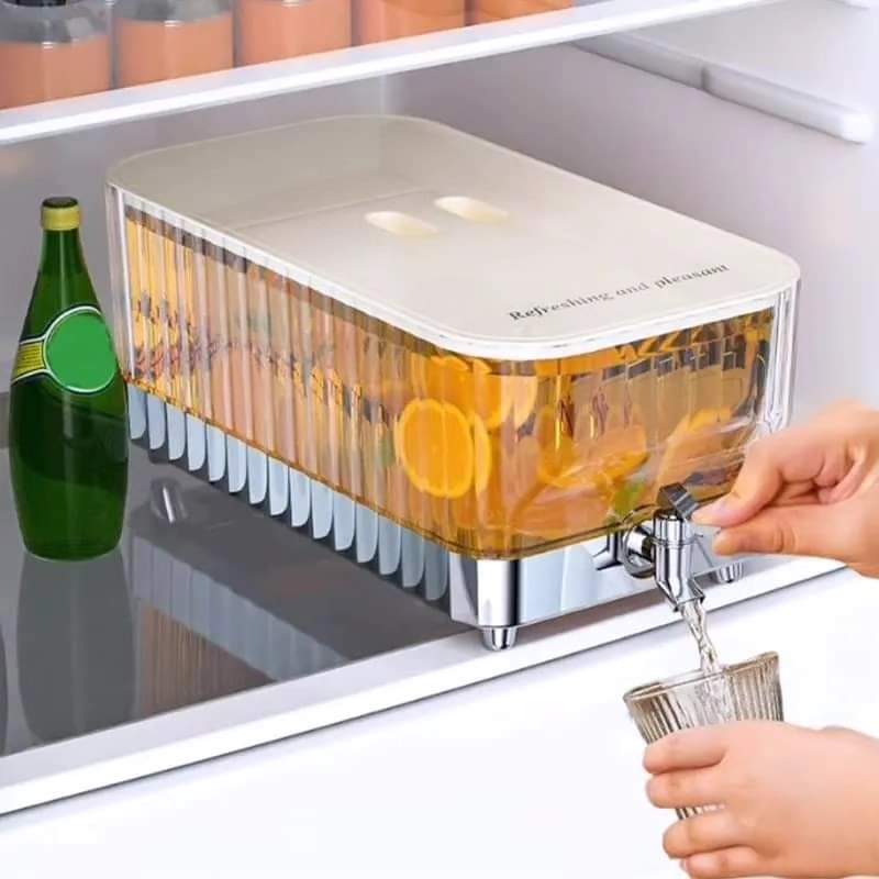 Glass Drink Dispenser - 5.3L Elegant Design for Hot & Cold Beverages 0