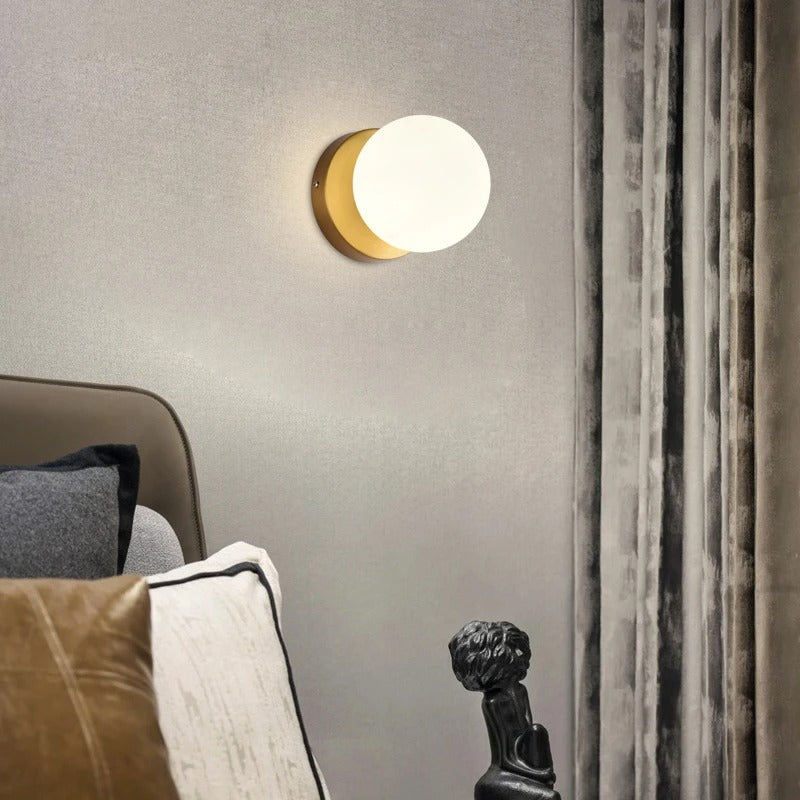 Glass Globe Wall Light - Minimalist Dual Lighting Sconce For Modern Spaces 9