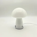Glass Mushroom Table Lamp – Versatile LED Bedside Table Lamp for Bedroom and Living Room Lighting 0