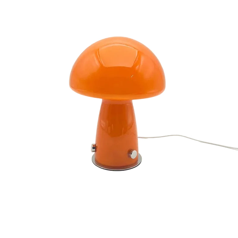 Glass Mushroom Table Lamp – Versatile LED Bedside Table Lamp for Bedroom and Living Room Lighting 1