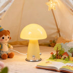 Glass Mushroom Table Lamp – Versatile LED Bedside Table Lamp for Bedroom and Living Room Lighting 2