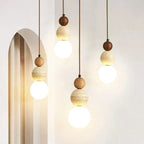Glass Pendant Lamp with Bauhaus Design – Elegant Hanging Kitchen and Dining Lighting 2