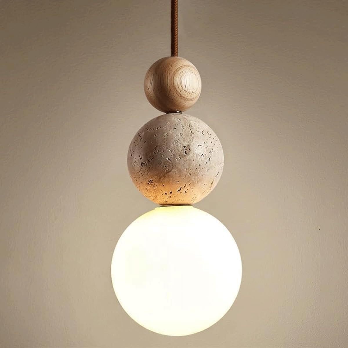 Glass Pendant Lamp with Bauhaus Design – Elegant Hanging Kitchen and Dining Lighting 9