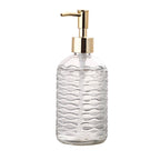 Glass Soap Dispenser - Elegant Chrome Finish for Kitchen & Bath 5