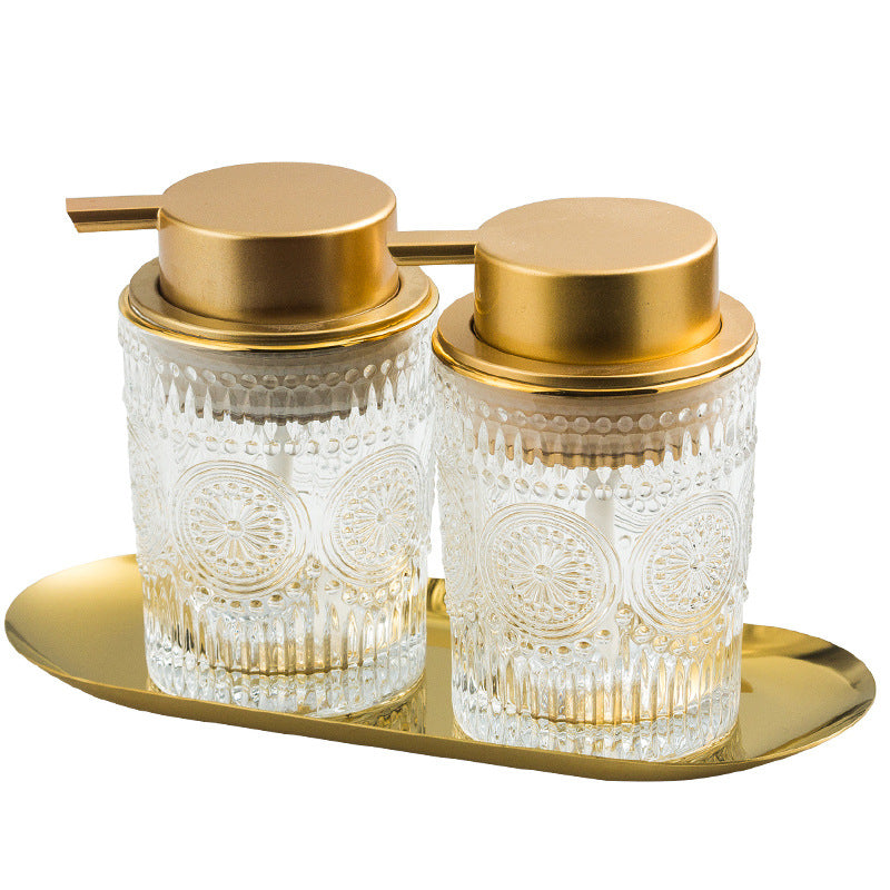 Glass Soap Dispenser - Elegant Refillable Kitchen & Hand Soap Pump 1