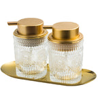 Glass Soap Dispenser - Elegant Refillable Kitchen & Hand Soap Pump 1