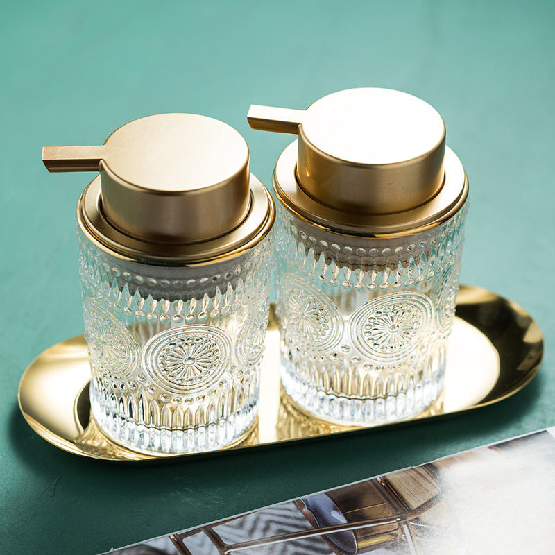 Glass Soap Dispenser - Elegant Refillable Kitchen & Hand Soap Pump 2