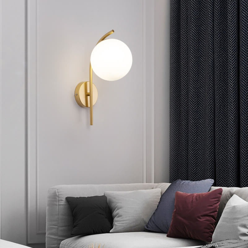 Globe Glass Wall Sconce - Modern Nordic Design for Ambient Wall Lighting 2