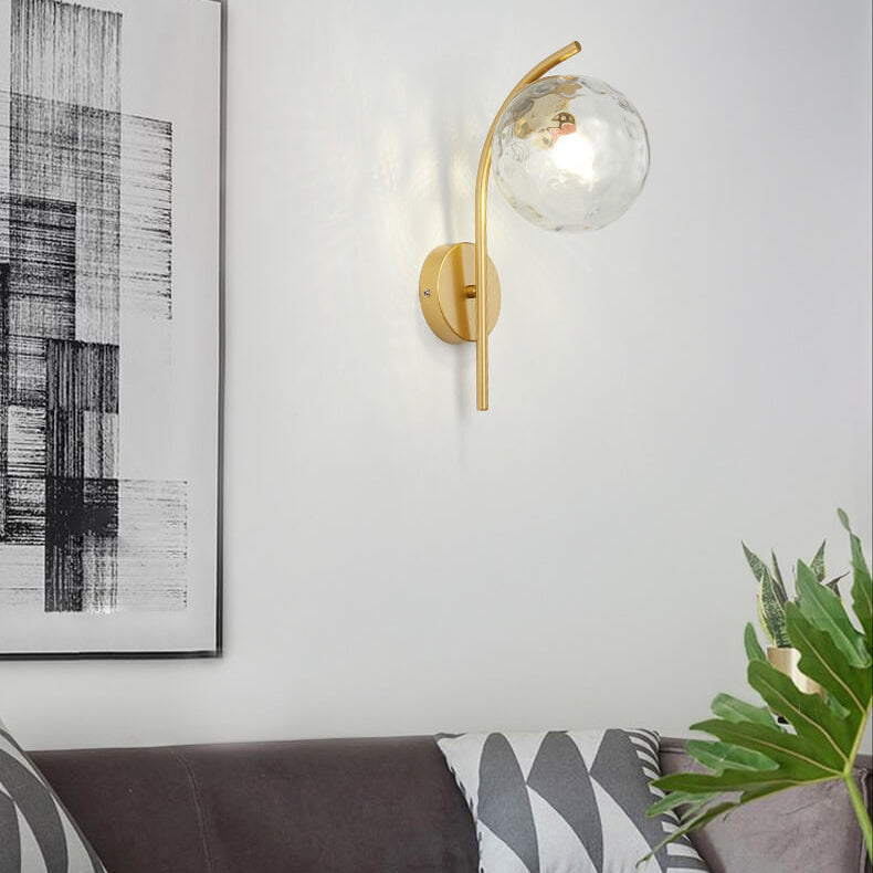 Globe Glass Wall Sconce - Modern Nordic Design for Ambient Wall Lighting 3