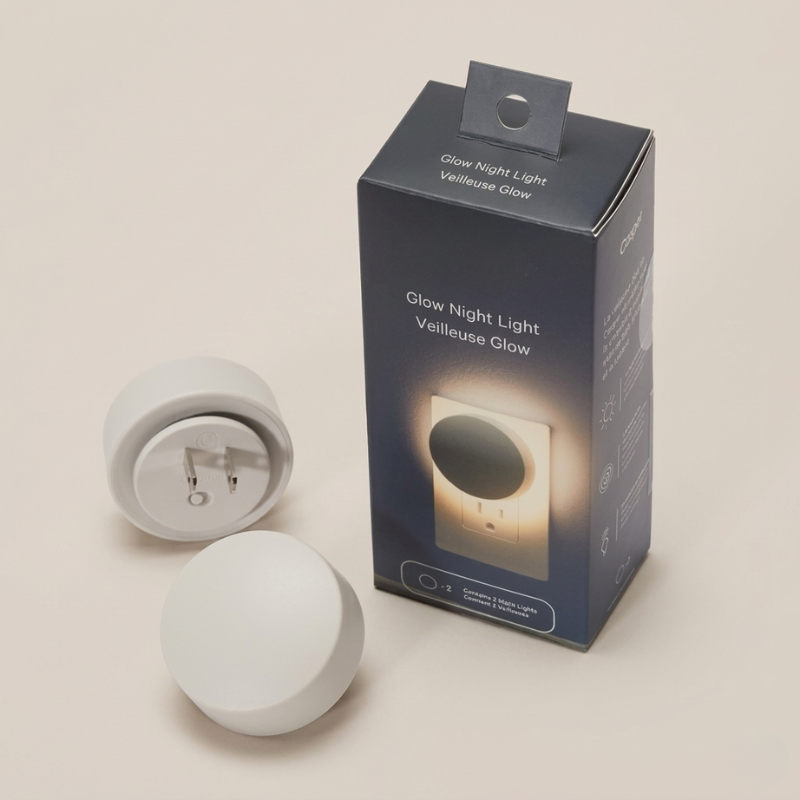 Glow LED Night Light - Versatile Two Pack for Home & Office 00