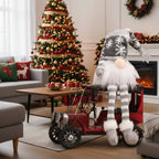 Glowing Christmas Doll Decoration with Warm Yellow LED Light – 12-Inch Soft Fabric Holiday Figure for Indoor Use 5