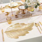Gold Placemat - Elegant 3D Design PVC Table Mat for Any Occasion 2