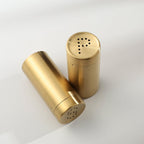 Gold Stainless Steel Salt and Pepper Shakers - Elegant, Durable Design 2