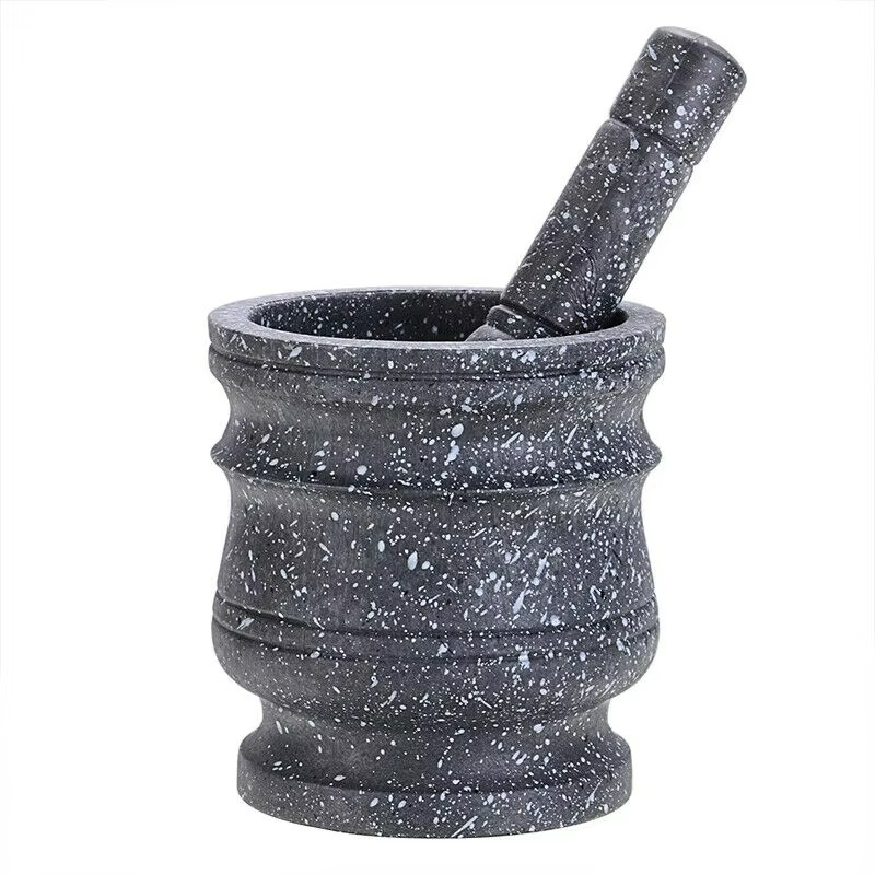 Granite Mortar and Pestle Set - Durable Kitchen Essential for Spices 4