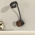 Hair Dryer Holder 360 Degree Rotating Polycarbonate Adjustable Wall Mounted Organizer
