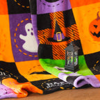 Halloween Fleece Plaid Blanket - Soft Flannel for Cozy Decor 4