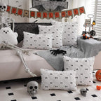 Halloween Ghost Cushion Cover - Soft 3D Design for Sofa & Bed 2