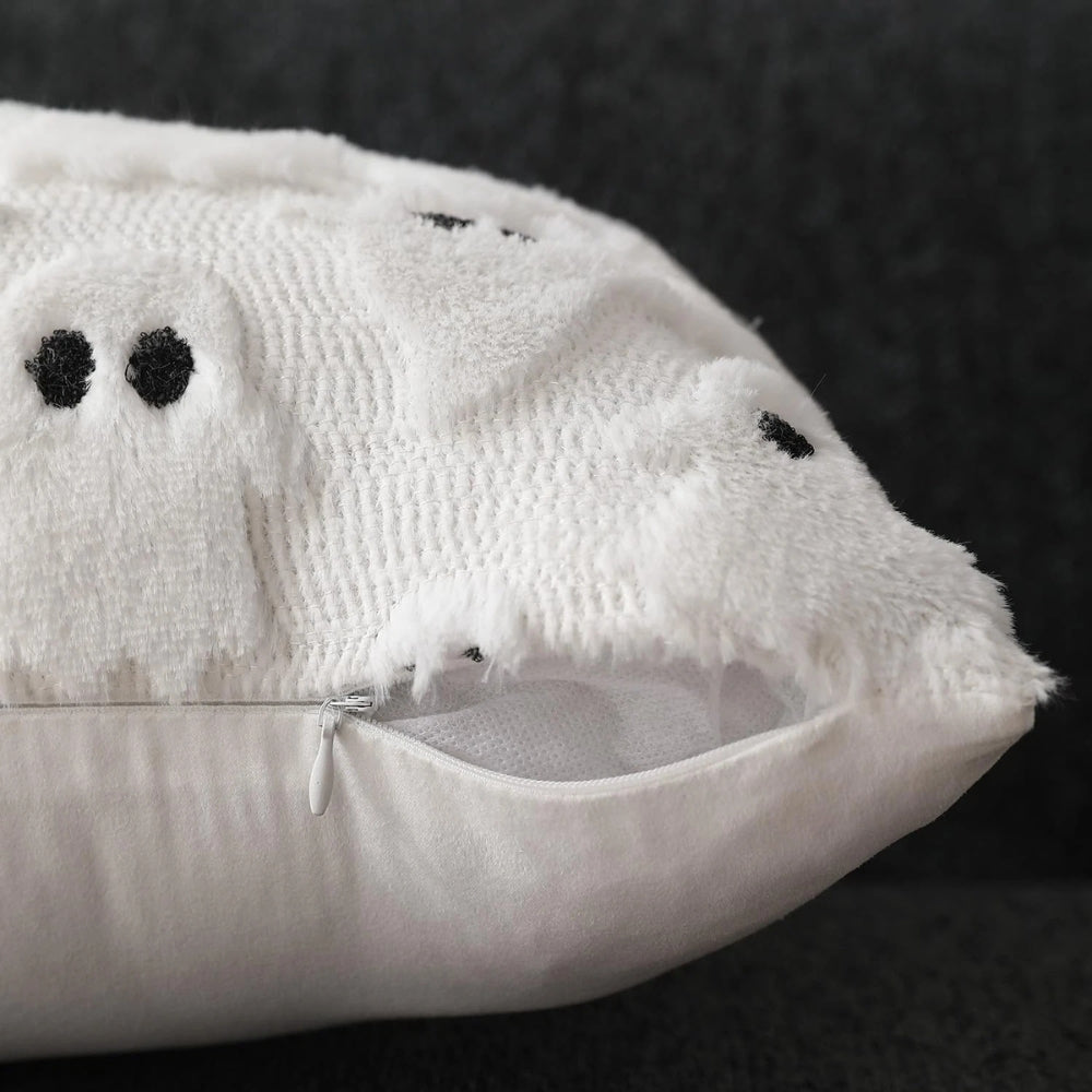 Halloween Ghost Cushion Cover - Soft 3D Design for Sofa & Bed 7