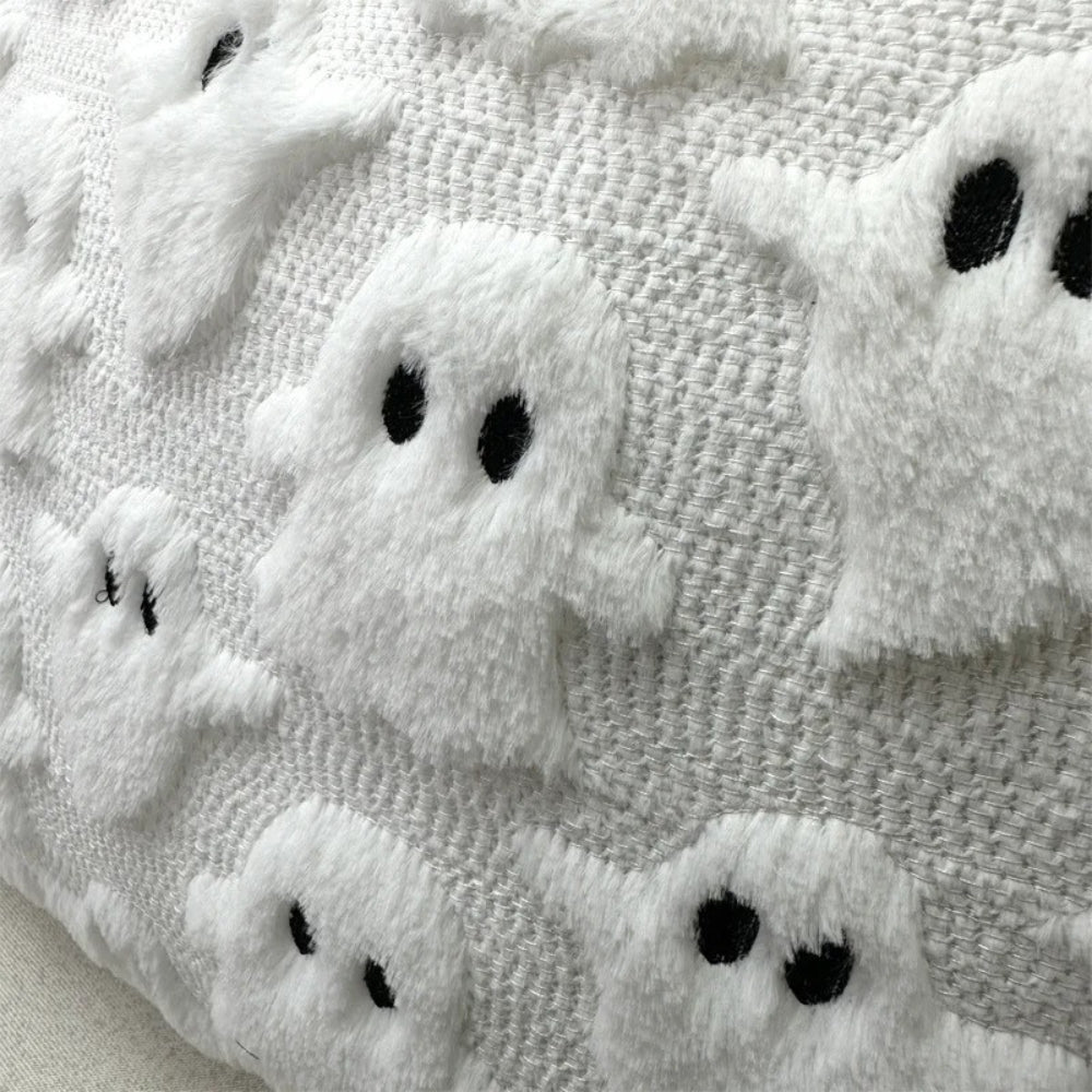 Halloween Ghost Cushion Cover - Soft 3D Design for Sofa & Bed 8