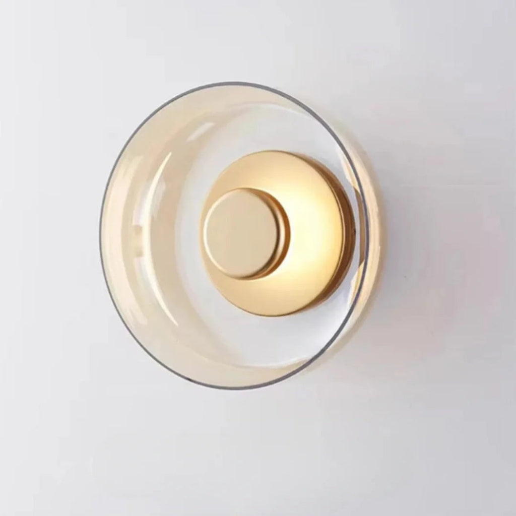 Halo Wall Light - Modern Sculptural Sconce with Layered Glow 6