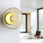 Halo Wall Light - Modern Sculptural Sconce with Layered Glow 8