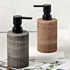 Hand Soap Dispenser Set - Durable Ceramic, Elegant Design, 400ml 1