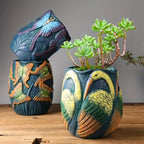 Handcrafted Decorative Planter Set - Nature-Inspired Design for All Spaces 2