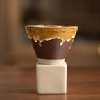 Handcrafted Japanese Ceramic Espresso Cups Set – 200ml Minimalist Design for Espresso and Cappuccino 0