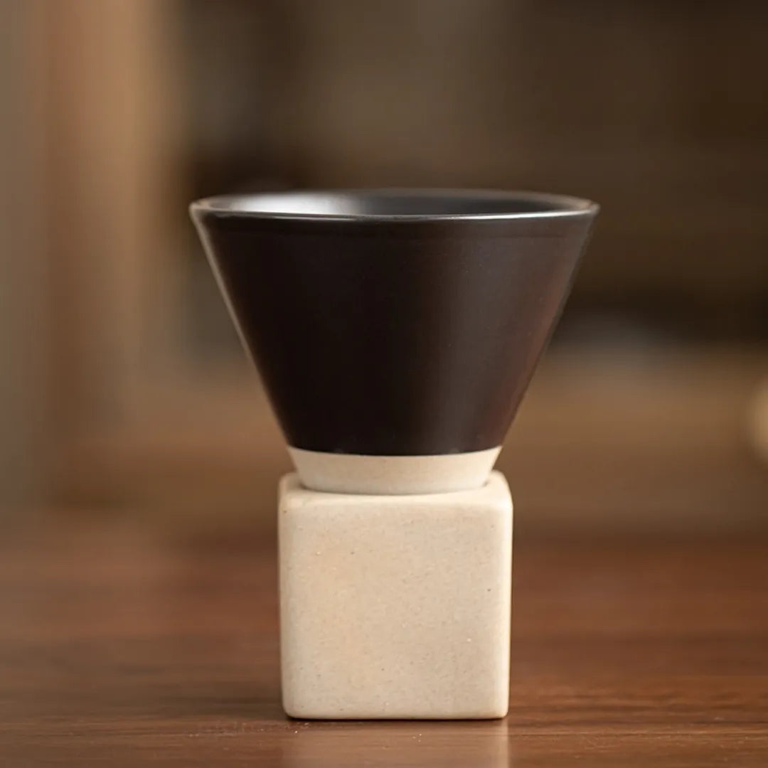Handcrafted Japanese Ceramic Espresso Cups Set – 200ml Minimalist Design for Espresso and Cappuccino 11