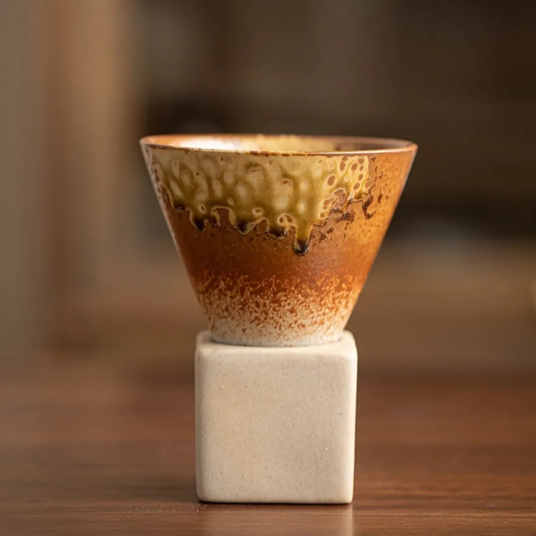 Handcrafted Japanese Ceramic Espresso Cups Set – 200ml Minimalist Design for Espresso and Cappuccino 12