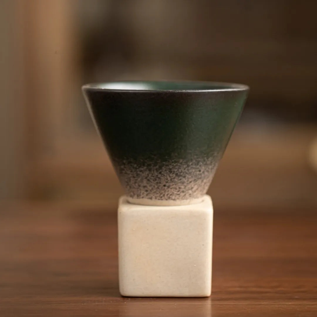Handcrafted Japanese Ceramic Espresso Cups Set – 200ml Minimalist Design for Espresso and Cappuccino 13