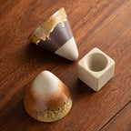 Handcrafted Japanese Ceramic Espresso Cups Set – 200ml Minimalist Design for Espresso and Cappuccino 5