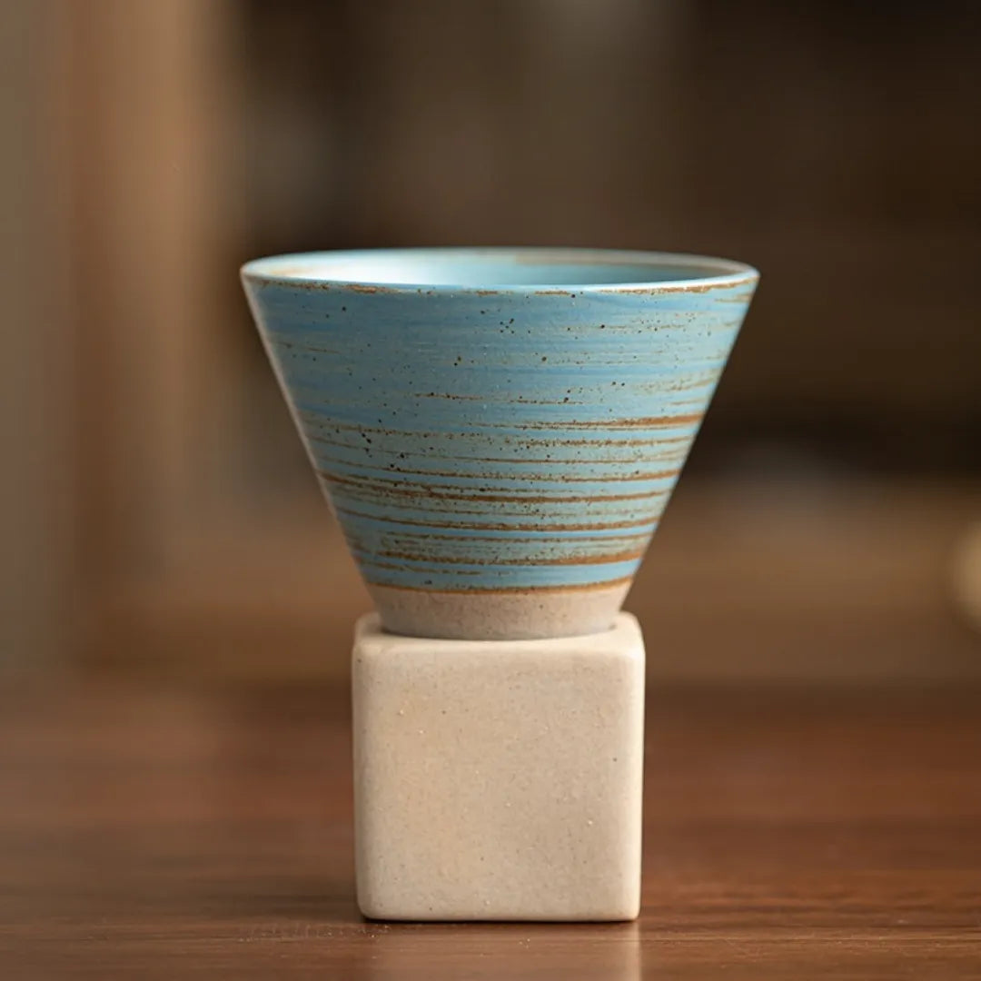 Handcrafted Japanese Ceramic Espresso Cups Set – 200ml Minimalist Design for Espresso and Cappuccino 8