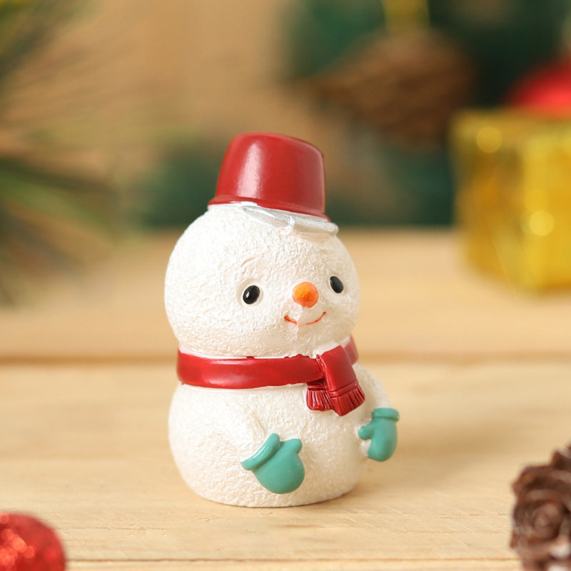 Handmade Animal Santa Ornaments - Eco-Friendly Resin Christmas Decor 9