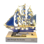 Handmade Wooden Boat - Unique Nautical Decor for Home & Walls 4