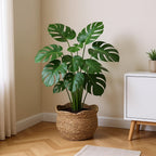 Handwoven Rattan Planter - Boho & Scandinavian Style Plant Pot 0