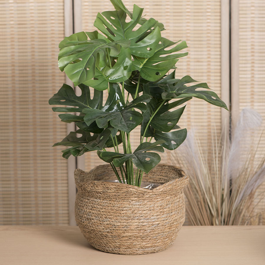 Handwoven Rattan Planter - Boho & Scandinavian Style Plant Pot 7