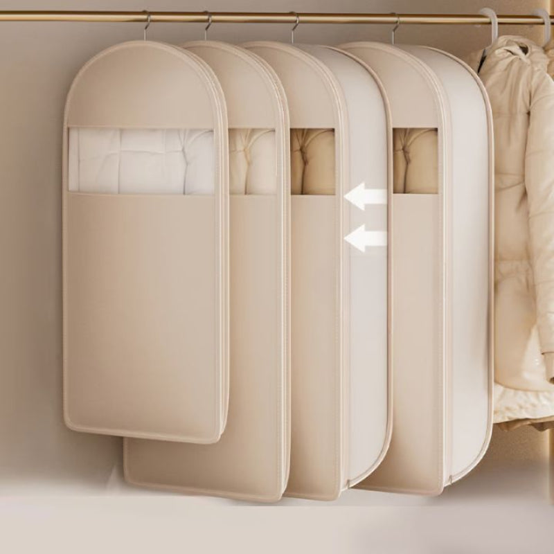 Hanging Clothes Storage - Space-Saving Organizer with Compression Technology 0