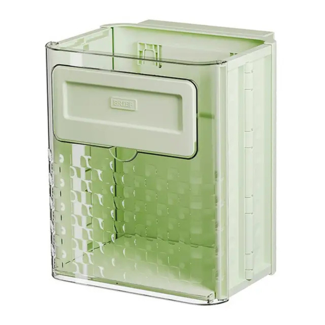 Hanging Trash Bin - Space-Efficient Garbage Can for Easy Kitchen Disposal 1