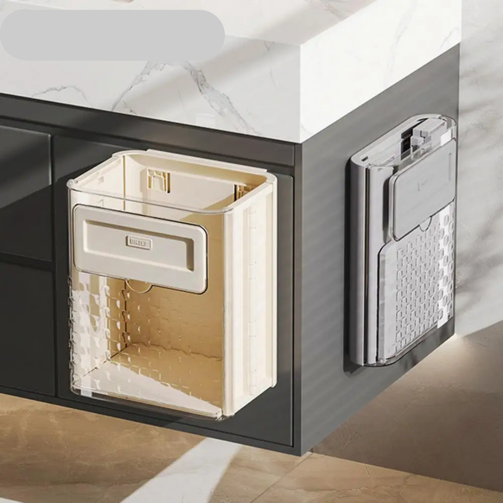 Hanging Trash Bin - Space-Efficient Garbage Can for Easy Kitchen Disposal 3