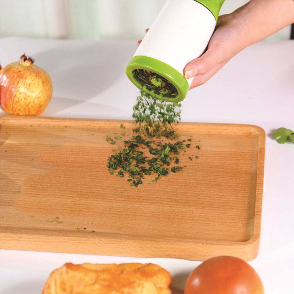 Herb Grinder, Manual Operation, Stainless Steel Blade, Detachable Design