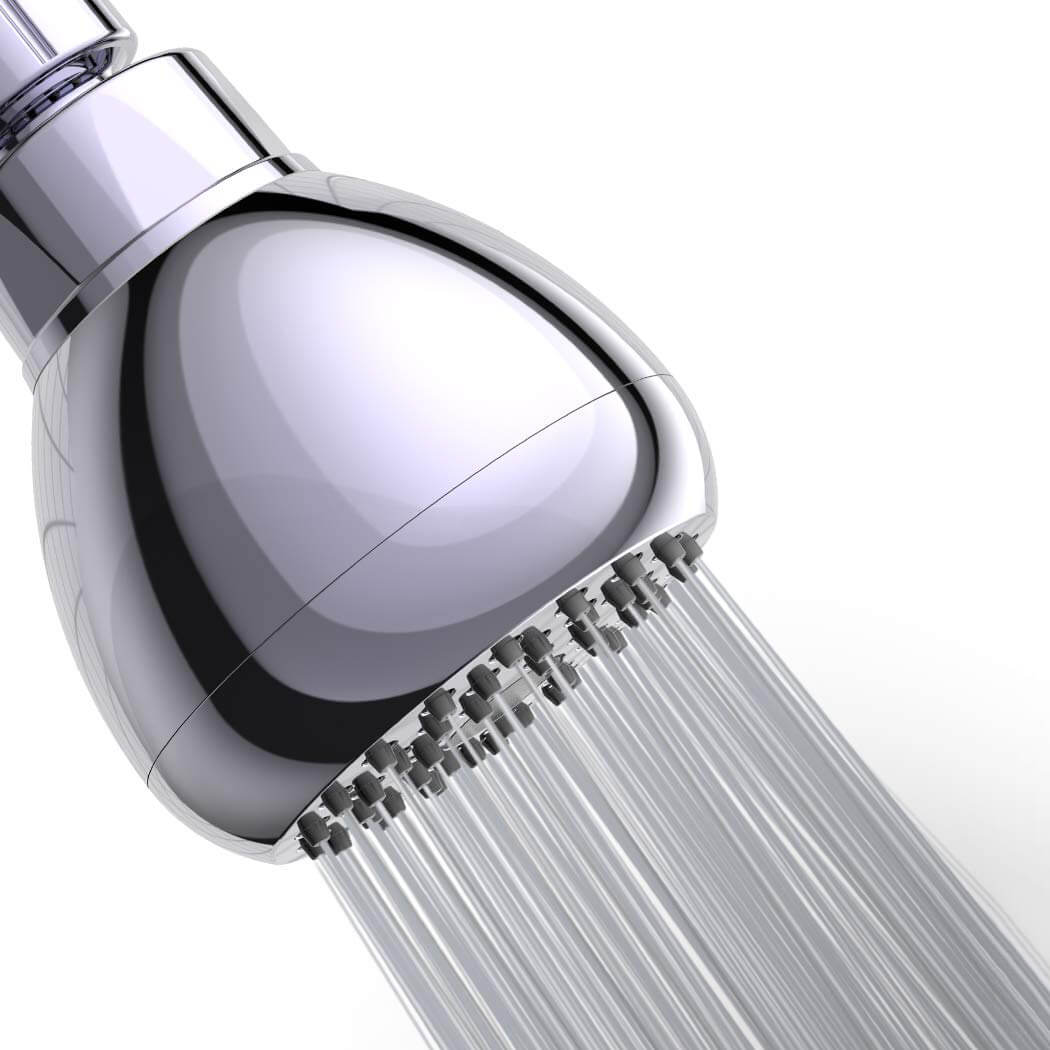 High Pressure Shower Head - Strong Flow & Anti-Clog Nozzles 0