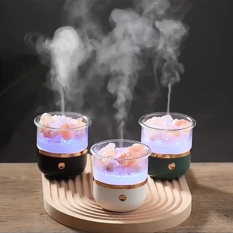 Himalayan Salt Lamp & Essential Oil Diffuser - Relaxation & Air Quality 7