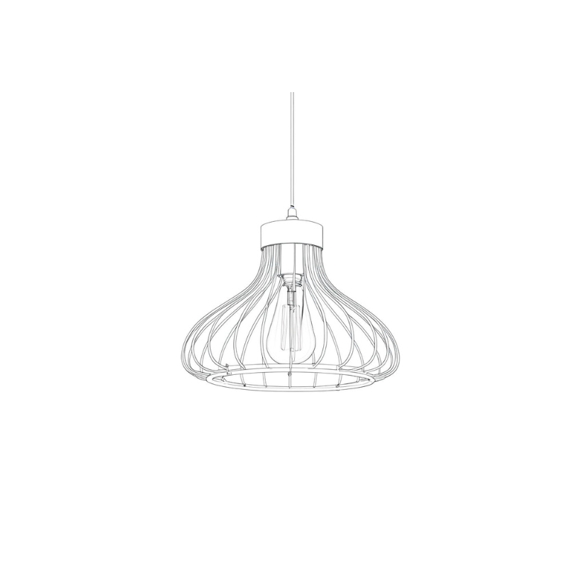 Industrial Black Pendant Light - Adjustable Kitchen & Dining Lighting 5