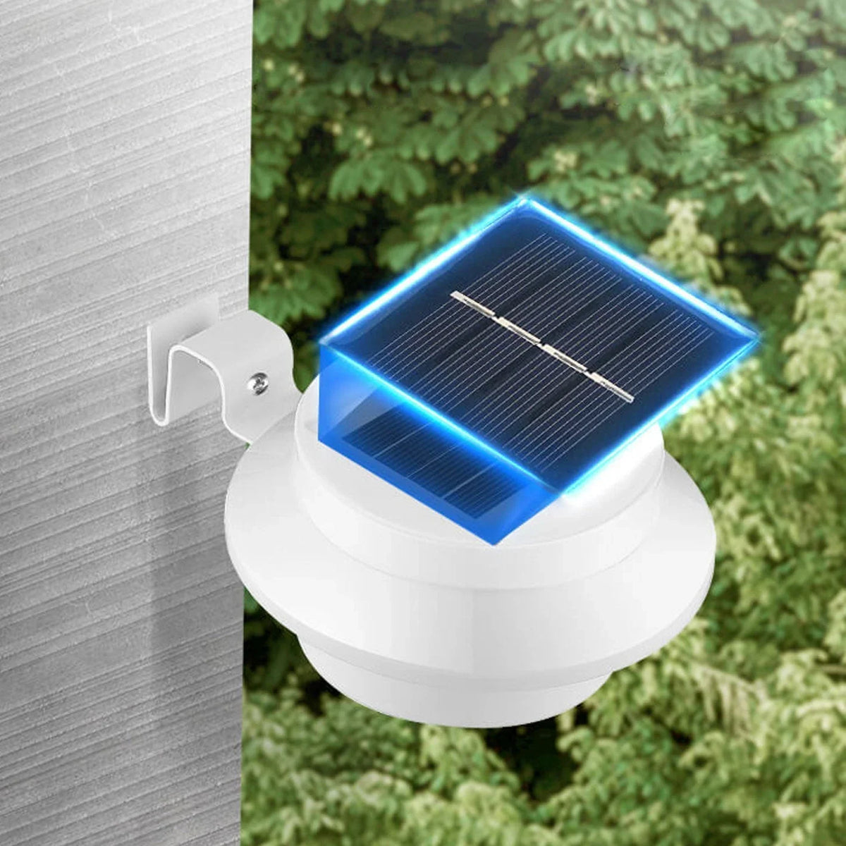 Industrial Solar Wall Light - Weatherproof Outdoor Lantern, Wireless LED 7